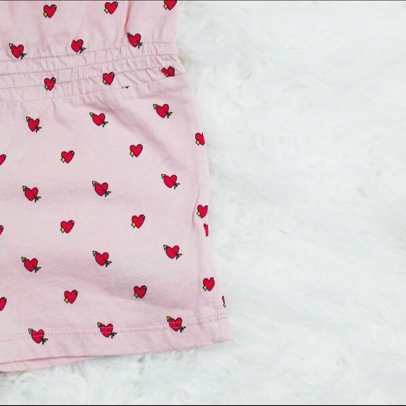 NWT Baby Gap Heart ❤️ Print Tank Jersey Romper - Picture 5 of 7